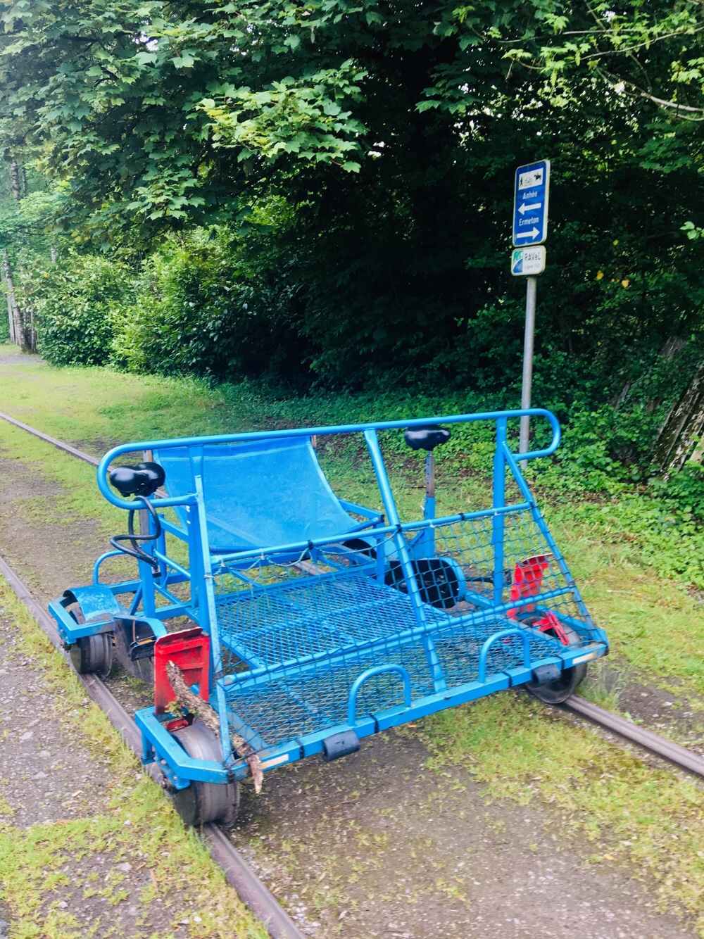 Railbikes in Falaen Belgium
