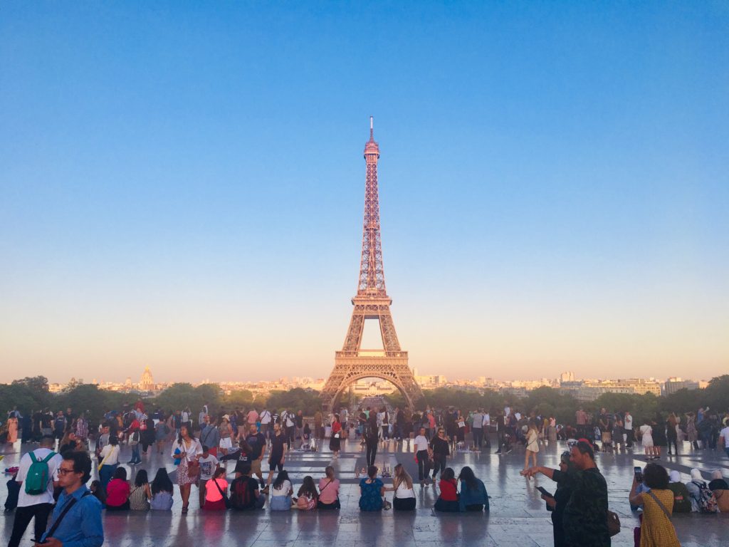 Eiffel Tower at Night, Paris